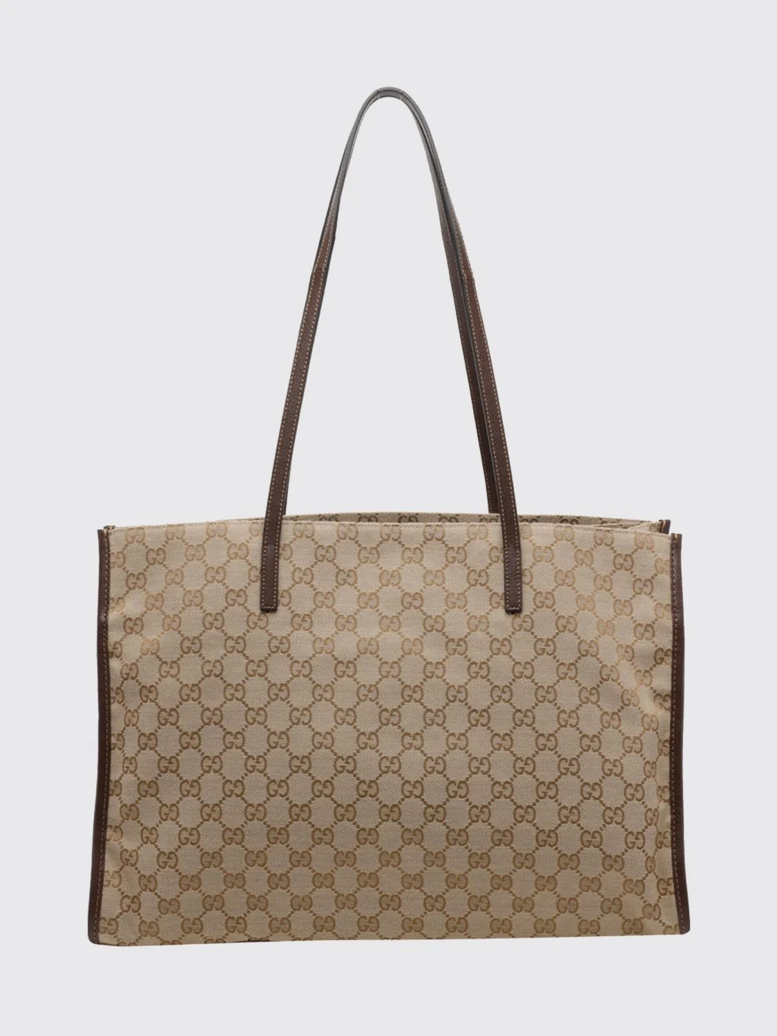 londra monogram jacquard shoulder bag with double leather handle