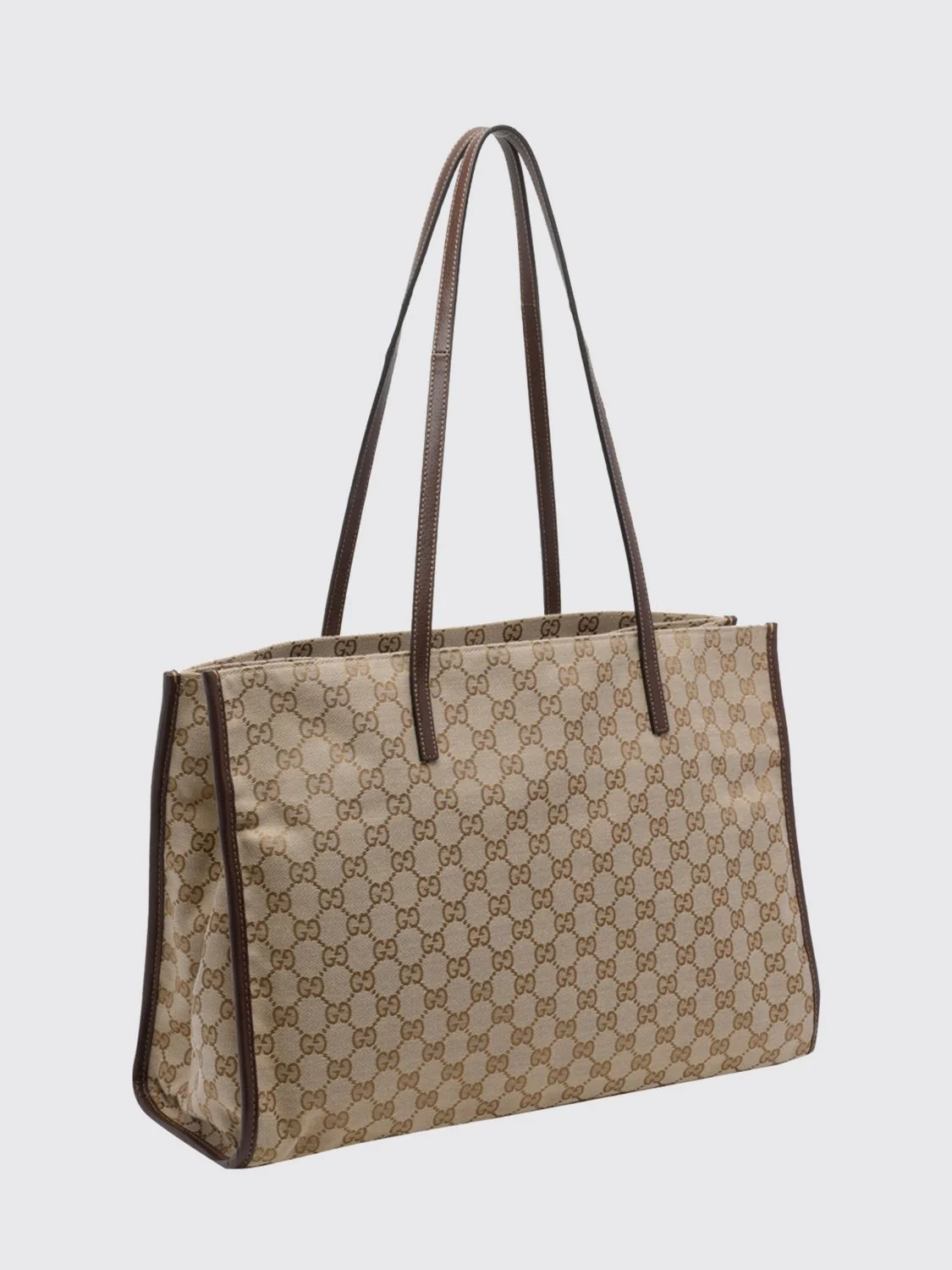londra monogram jacquard shoulder bag with double leather handle