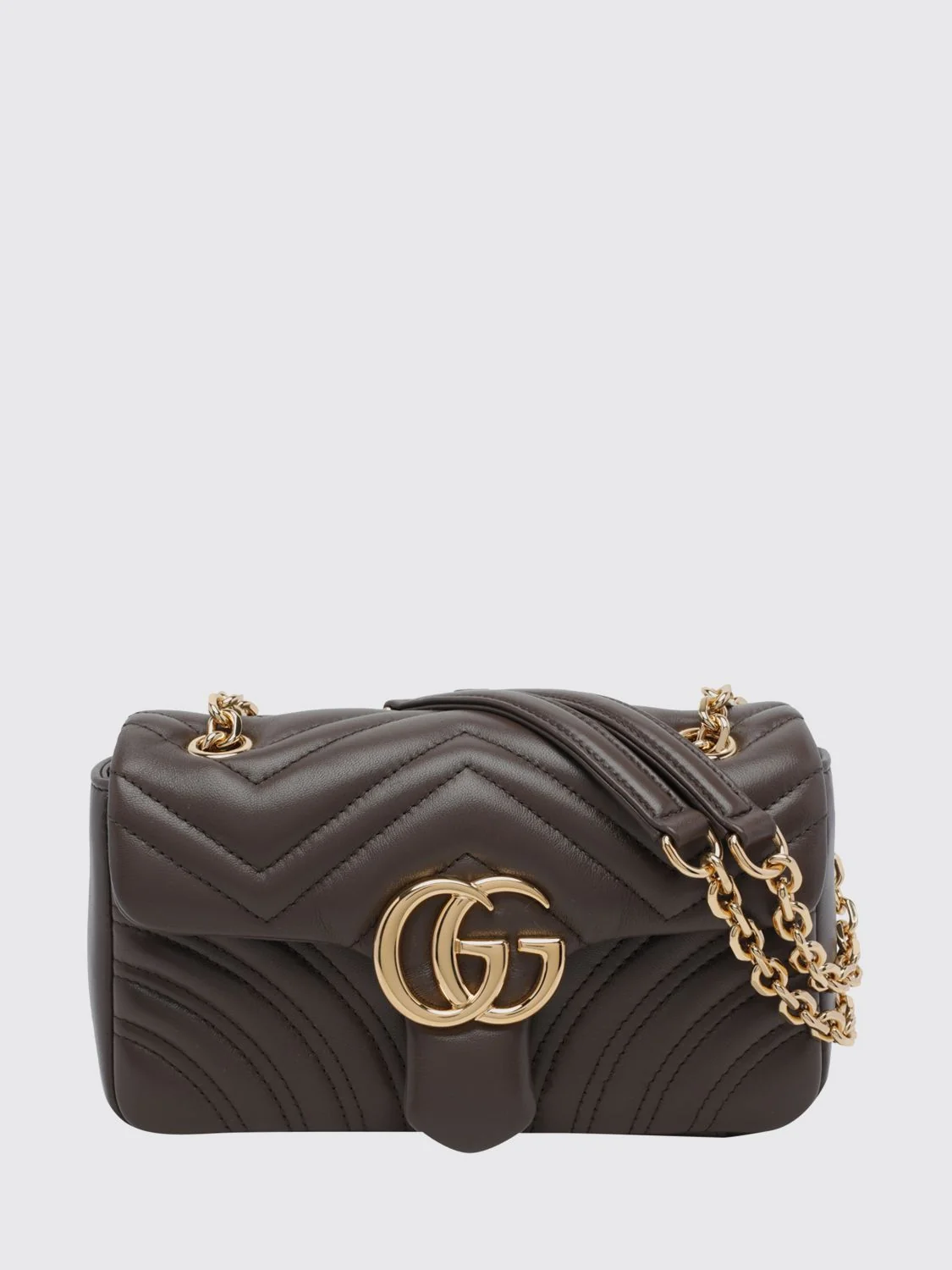 GUCCI OS gg marmont mini matelassé nappa leather chevron shoulder bag