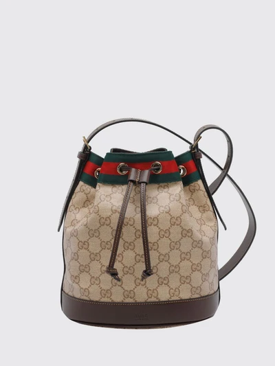 venice mini gg monogram jacquard fabric bucket bag