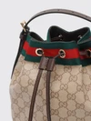 venice mini gg monogram jacquard fabric bucket bag