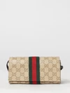 gg canvas mini top handle bag with web stripe