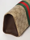gg canvas mini top handle bag with web stripe