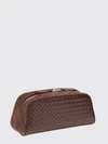 nodo intrecciato woven nappa leather clutch bag