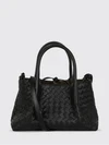 small pinacoteca handbag in intrecciato calfskin leather
