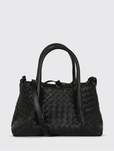 small pinacoteca handbag in intrecciato calfskin leather