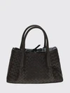 small pinacoteca handbag in intrecciato calfskin leather