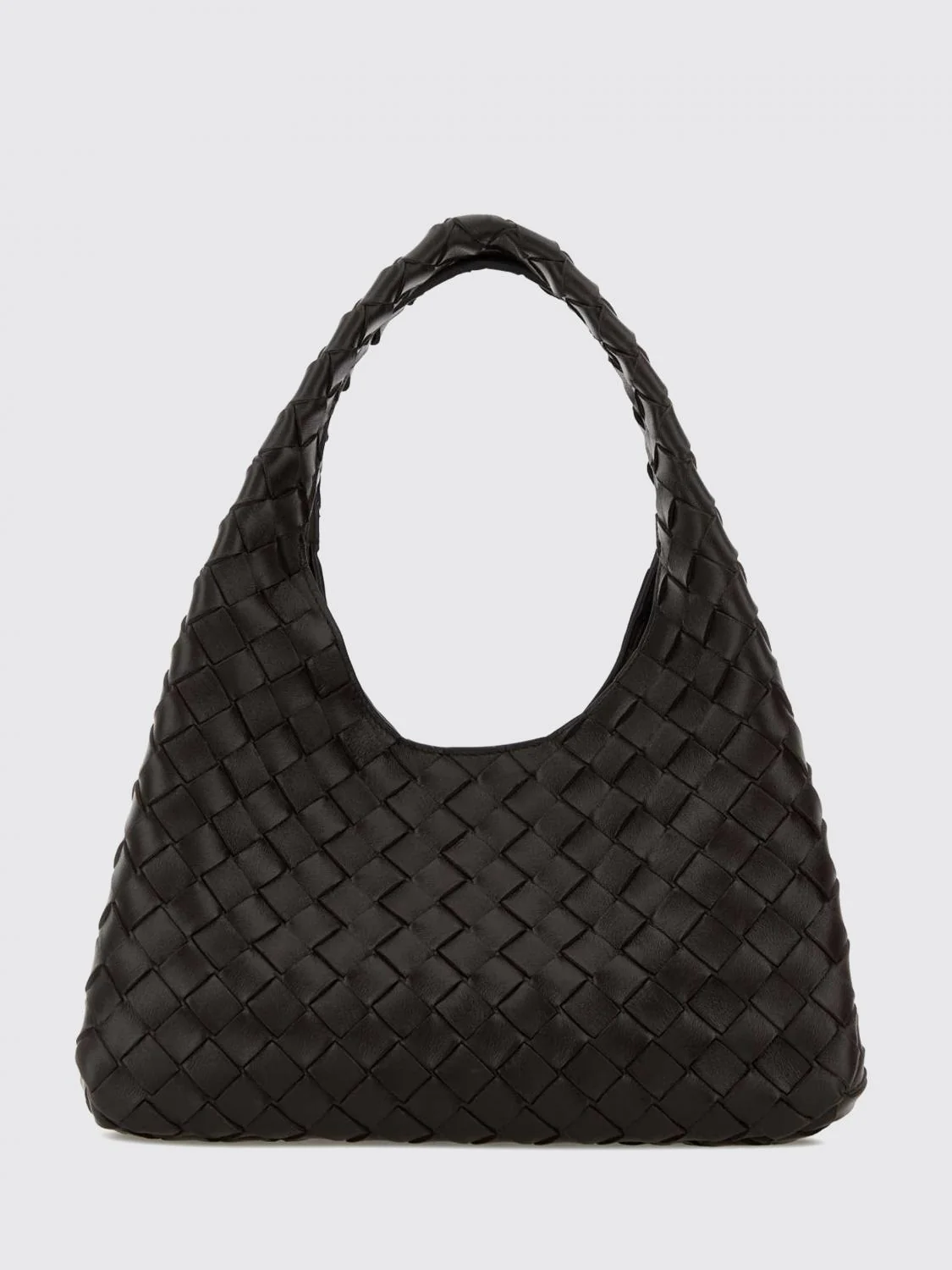 BOTTEGA VENETA OS small campana intrecciato leather shoulder bag