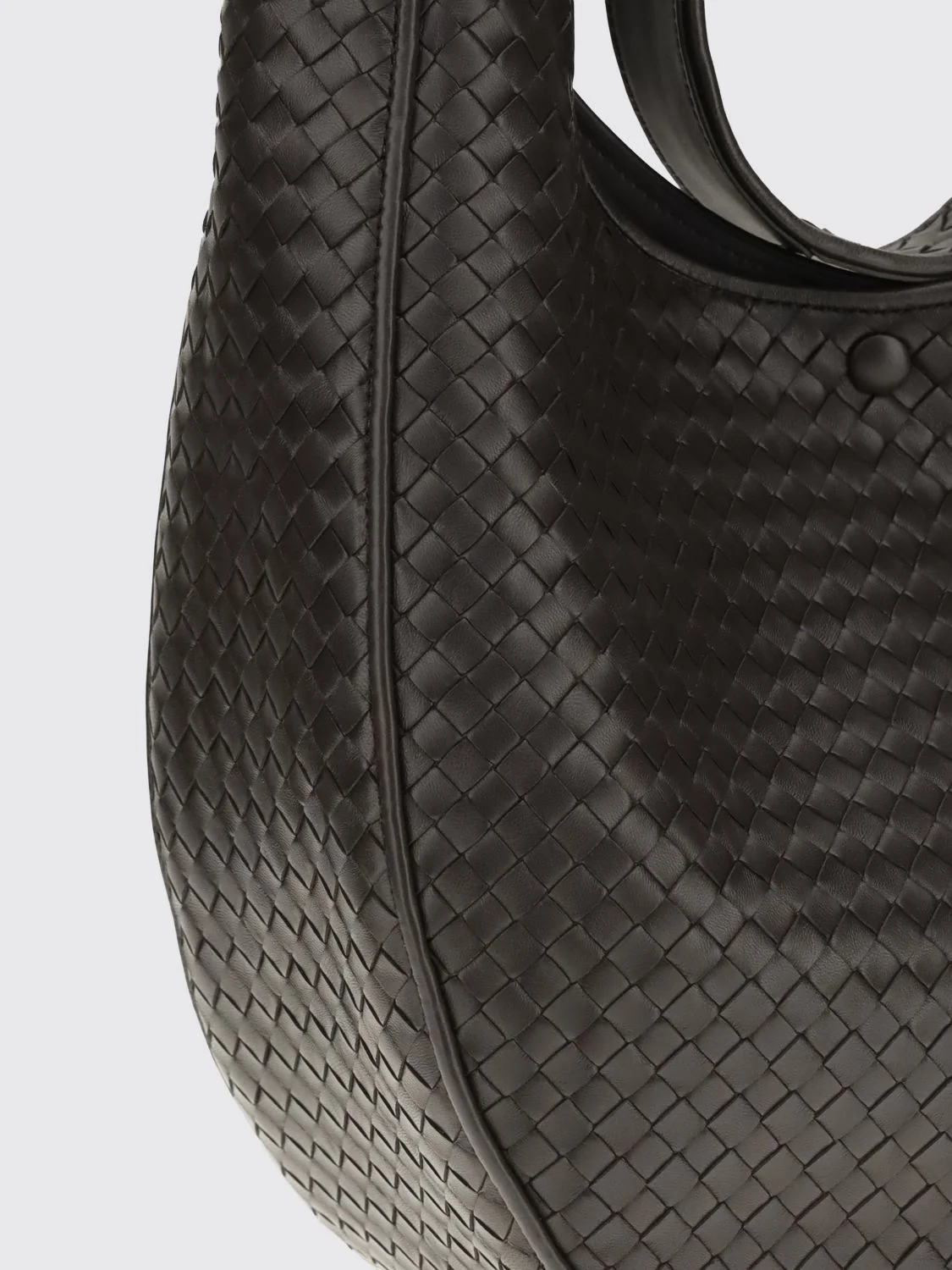 ovetto woven leather shoulder bag