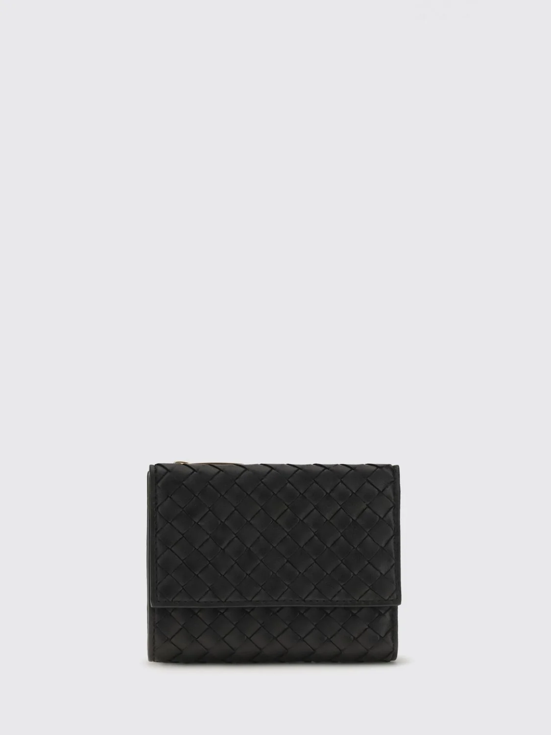 BOTTEGA VENETA OS trifold wallet in intrecciato lambskin leather