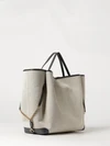 clover large cotton tote bag chloé with jacquard logo