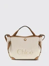 clover small canvas handbag chloé with jacquard logo