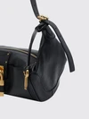 paddington grained calfskin shoulder bag chloé with padlock