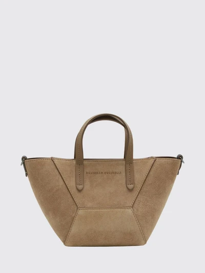 small suede handbag with monili embellishment