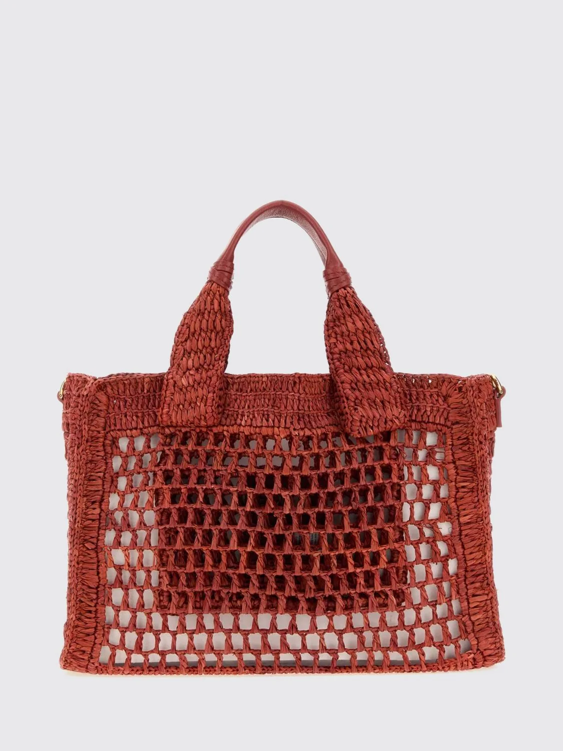 CHLOÉ OS summer banana handbag chloé in raffia with embroidered logo and shoulder strap