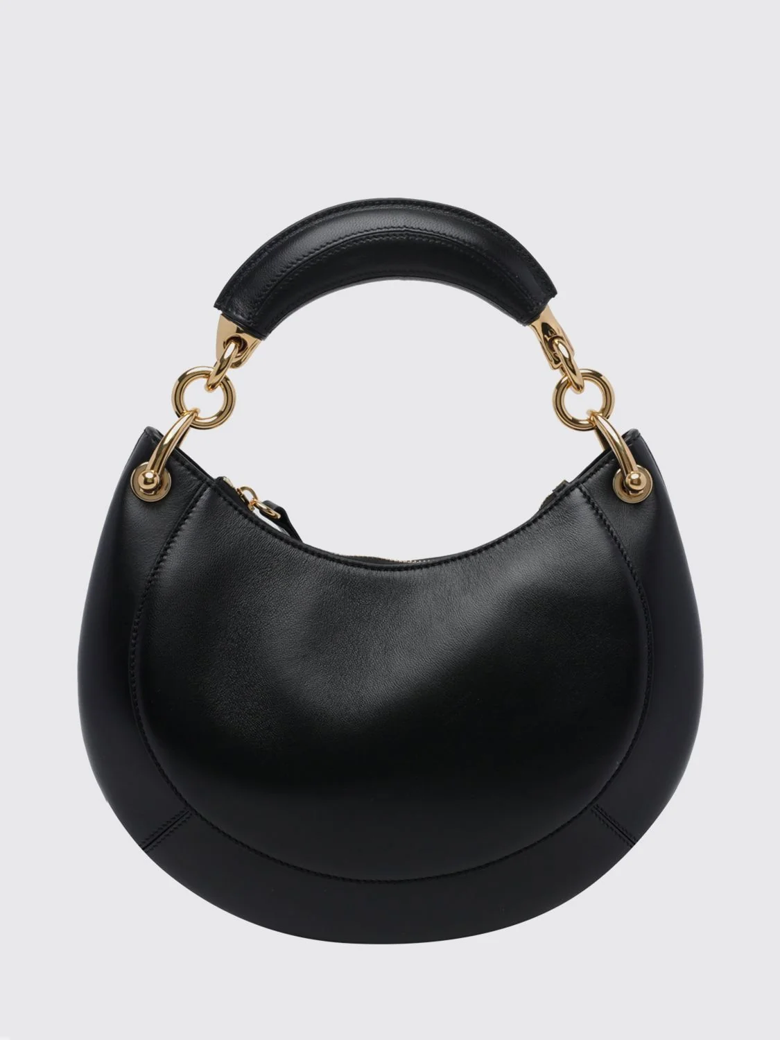 CHLOÉ OS banana smooth calfskin handbag chloé with rigid handle