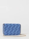 ff diamonds leather crossbody bag with monogram