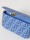 ff diamonds leather crossbody bag with monogram