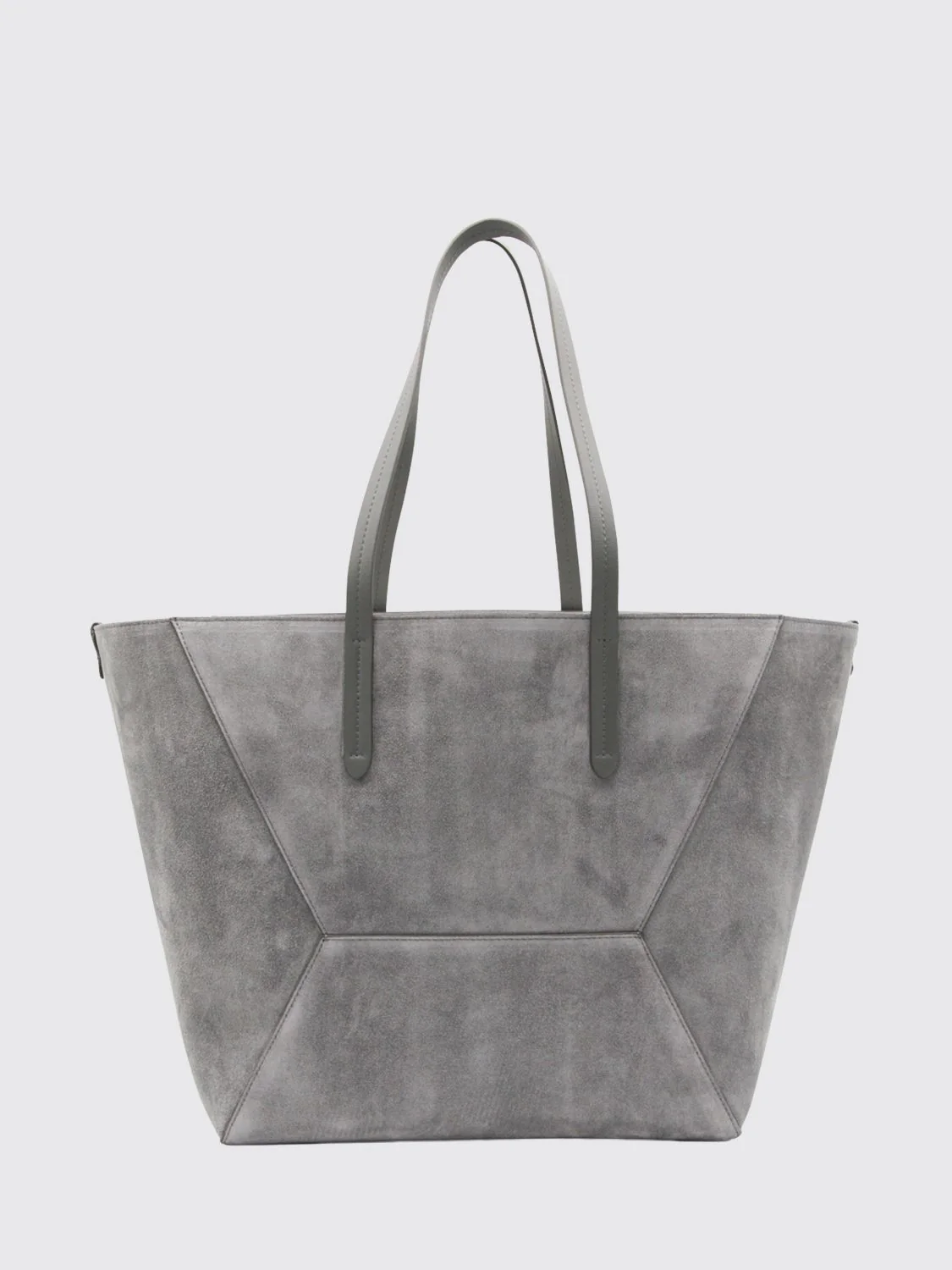 BRUNELLO CUCINELLI OS bc duo suede tote bag with monili embellishment