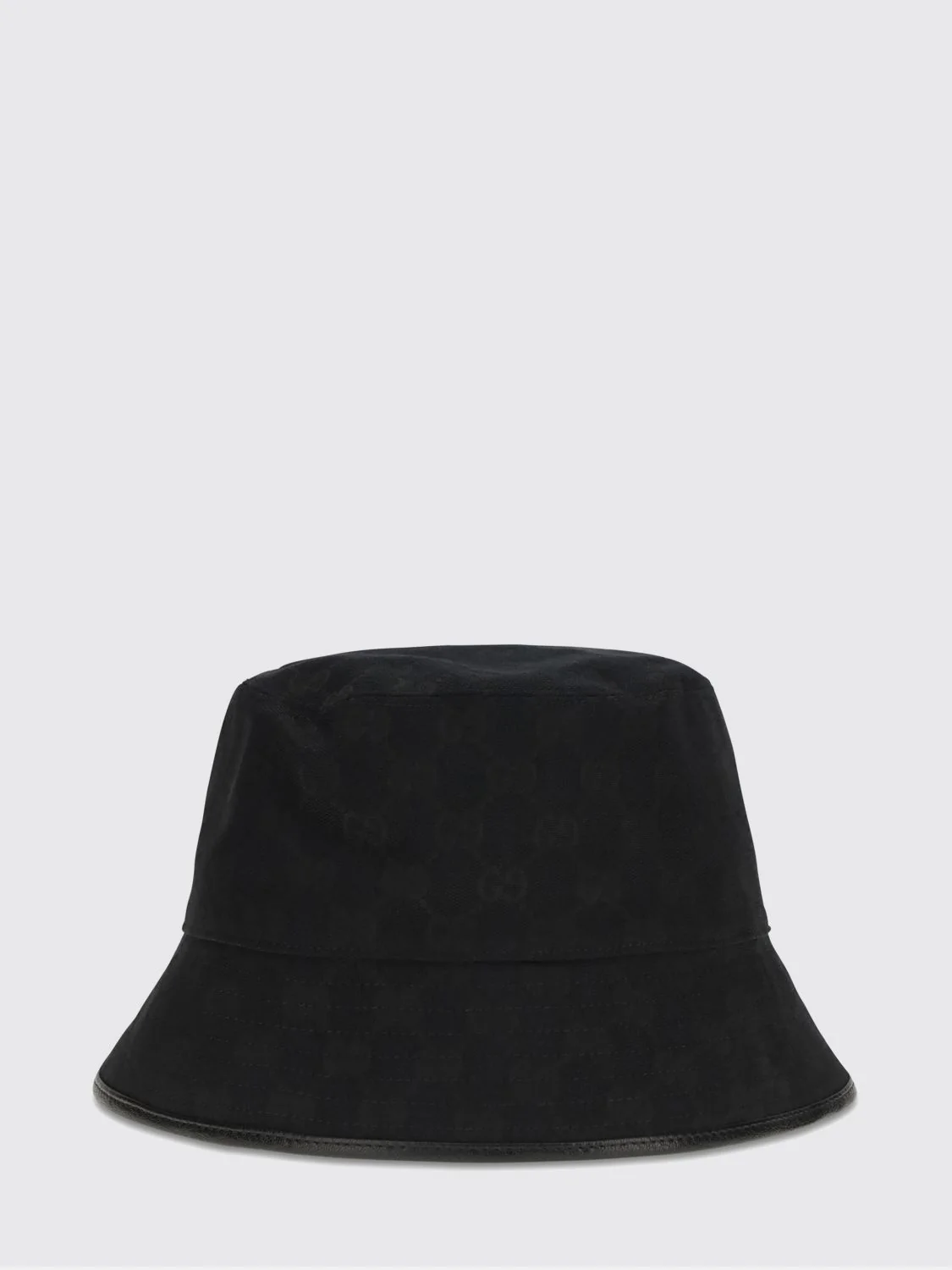 gg monogram jacquard bucket hat in cotton blend fabric
