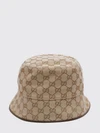 gg monogram jacquard bucket hat in cotton blend fabric