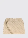 intrecciato suede leather mini bag