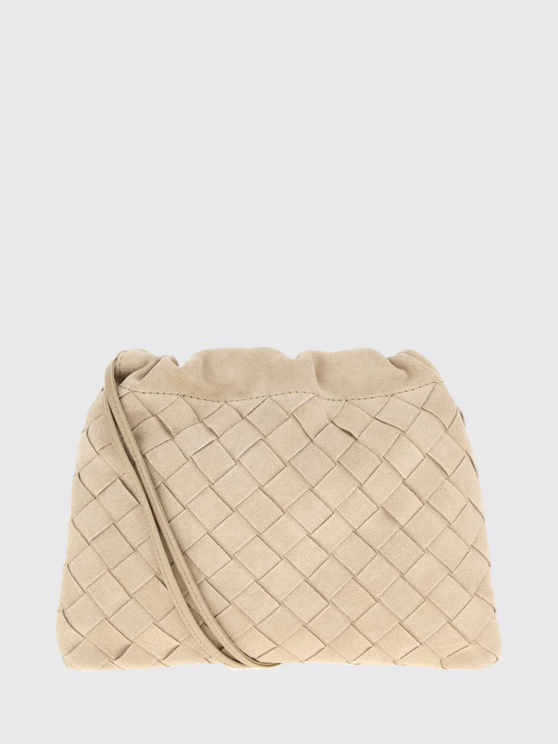 BOTTEGA VENETA OS intrecciato suede leather mini bag