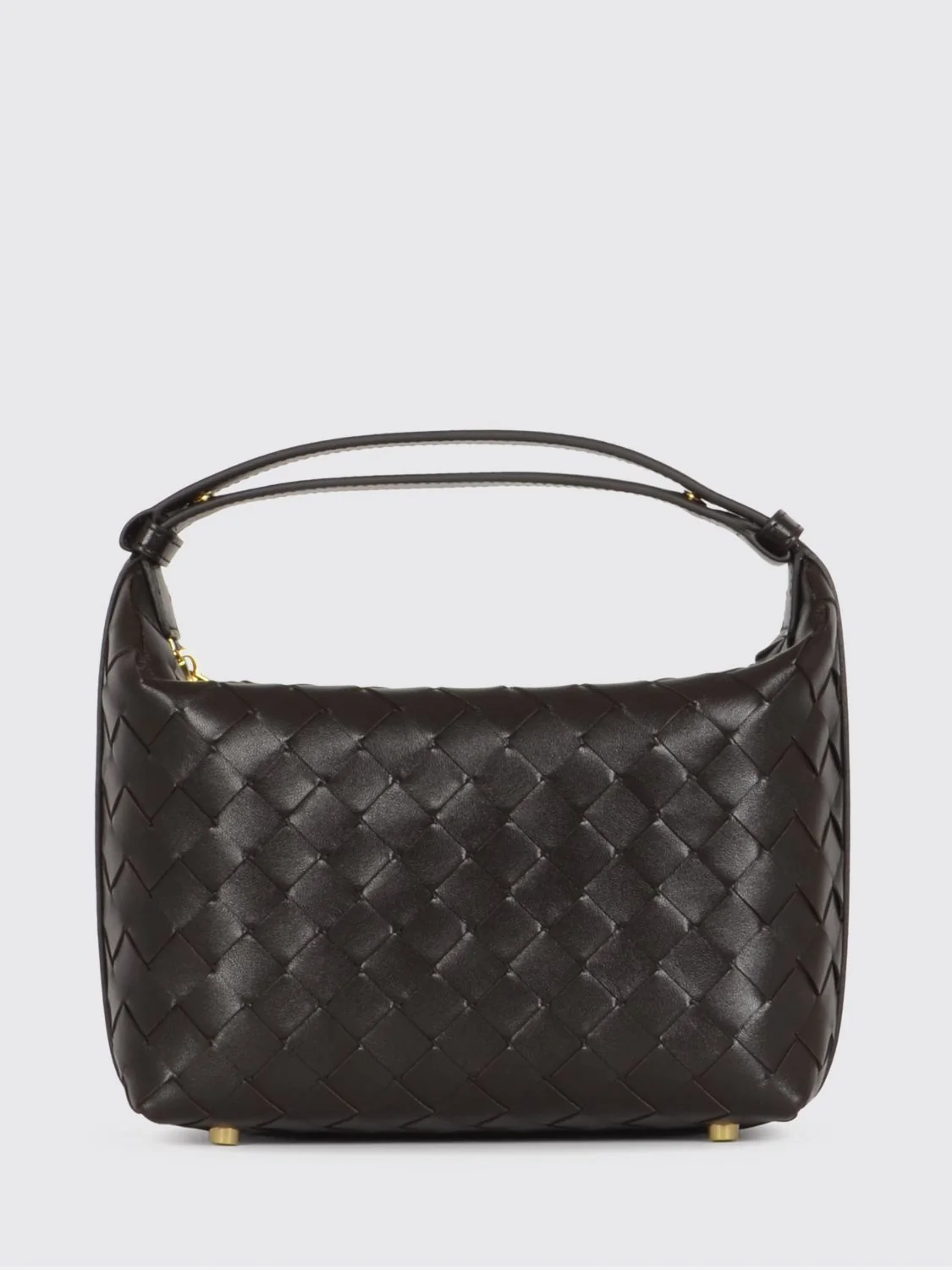wallace mini woven calfskin handbag
