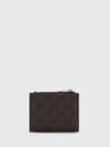 gg monogram jacquard fabric bifold wallet