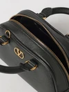 vlogo signature mini bowling bag in grained leather