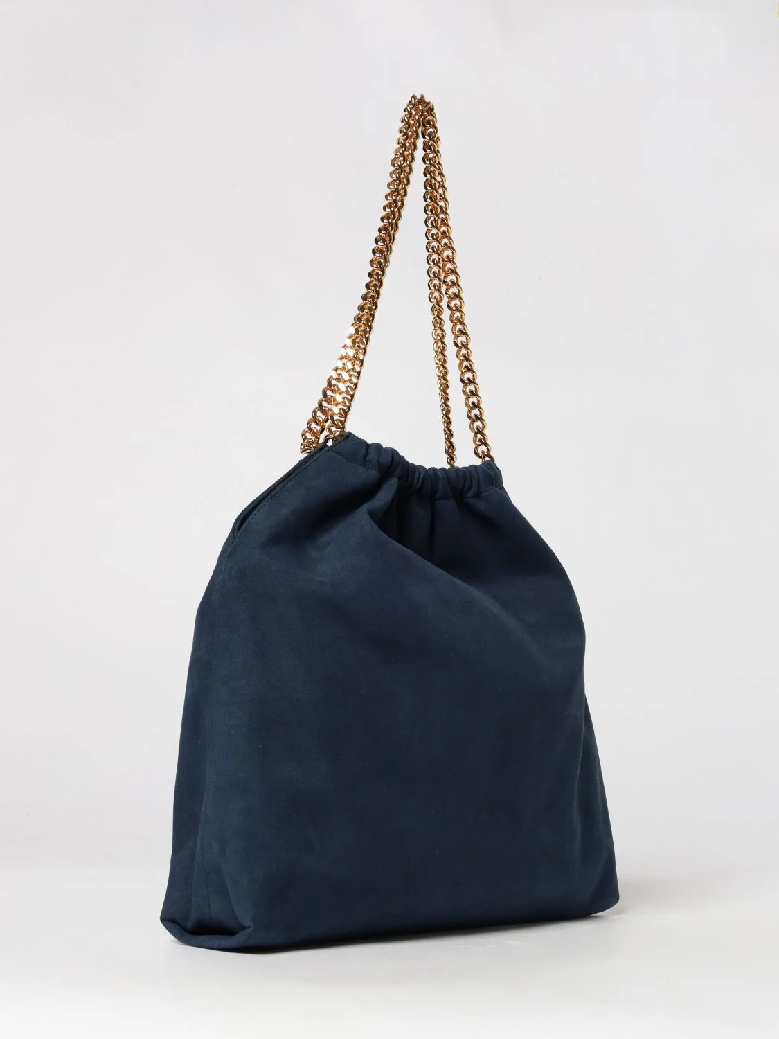 falabella synthetic leather shoulder bag with chain