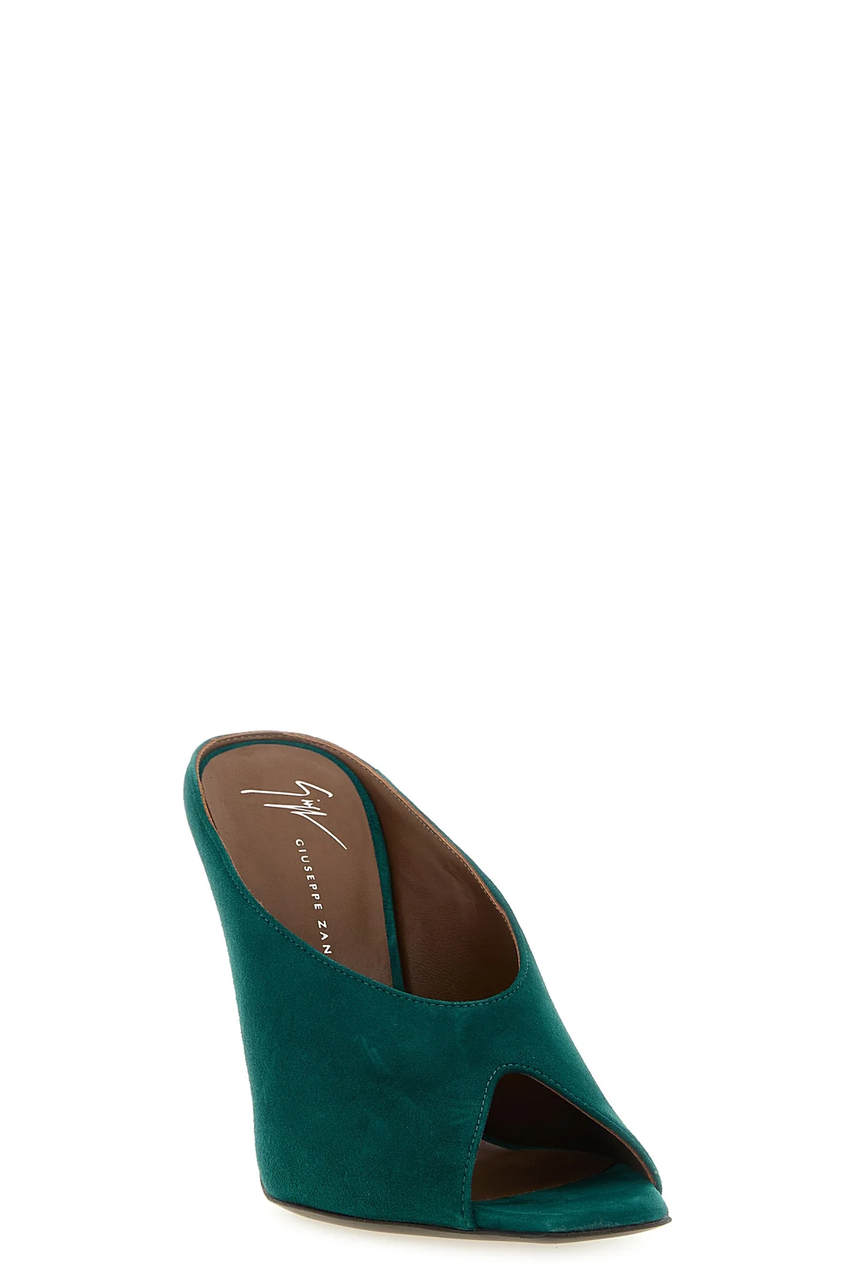 giuseppe zanotti intriigo cluedo sabot sandals define a sculptural silhouette