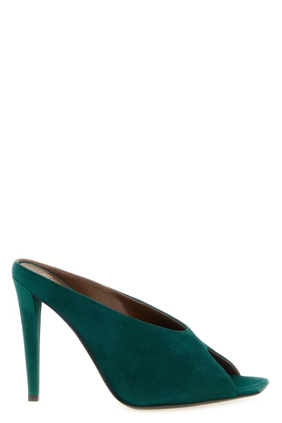 giuseppe zanotti intriigo cluedo sabot sandals define a sculptural silhouette