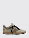 ball star polka-dot trainers in leather and pony hair with distressed effect