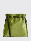 vlogo signature paisley embroidered bucket bag with crystals