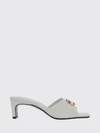 nappa leather mules with mid-heel and gg monogram hardware