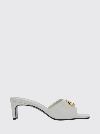 nappa leather mules with mid-heel and gg monogram hardware