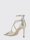 azia laminated nappa sandals with a stiletto heel and square toe