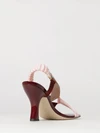 colibrì high-heeled slingbacks in technical fabric with abstract print