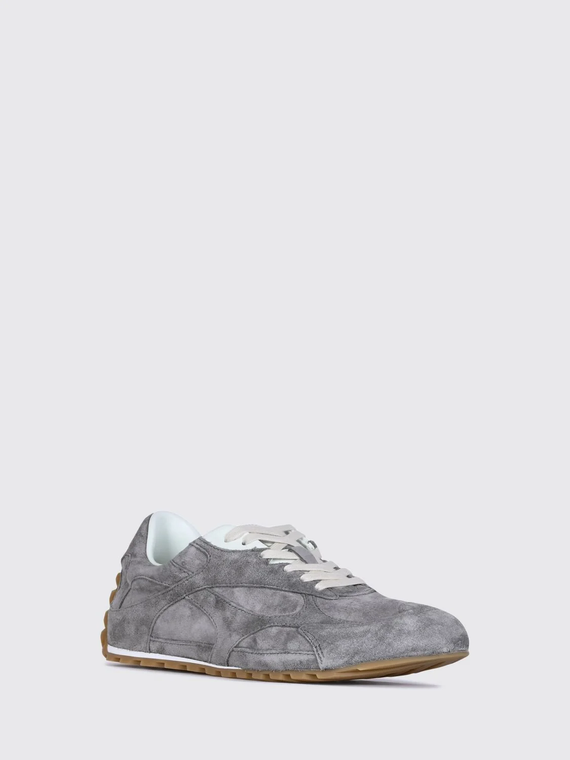 orbit flash suede sneakers with notched sole