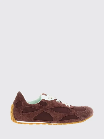 orbit suede and nylon sneakers with notched sole