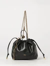 icons mini bucket bag chloé in nappa leather with chain strap