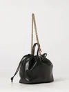 icons mini bucket bag chloé in nappa leather with chain strap