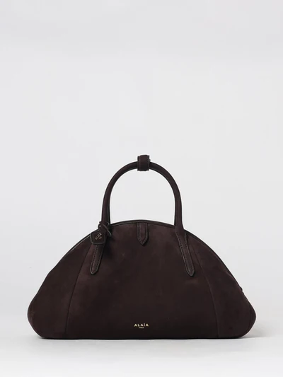 purse handbag in suede calfskin leather with double handle