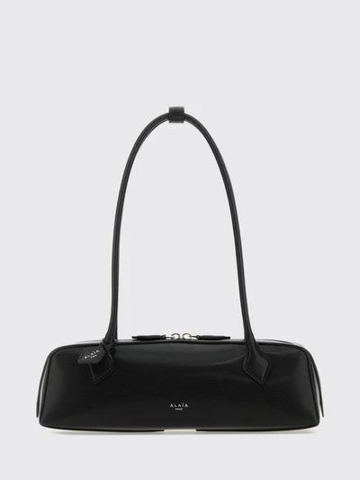 le teckel rectangular leather shoulder bag with double handle