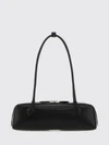le teckel rectangular leather shoulder bag with double handle
