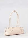 medium le teckel calfskin leather and nubuck shoulder bag