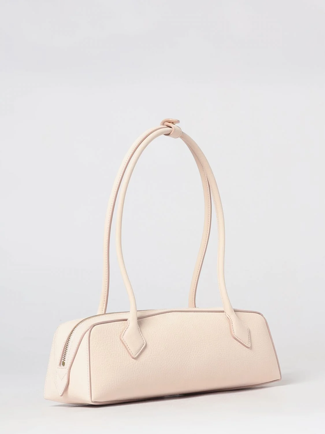 medium le teckel calfskin leather and nubuck shoulder bag