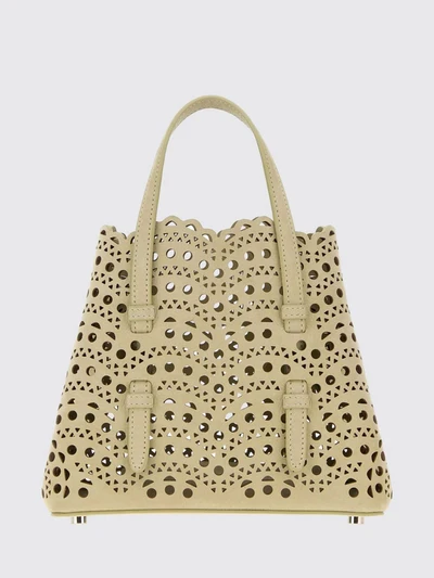 mina perforated nubuck handbag with removable pouch
