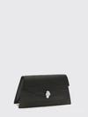 mini bag in croc-effect calfskin leather with skull